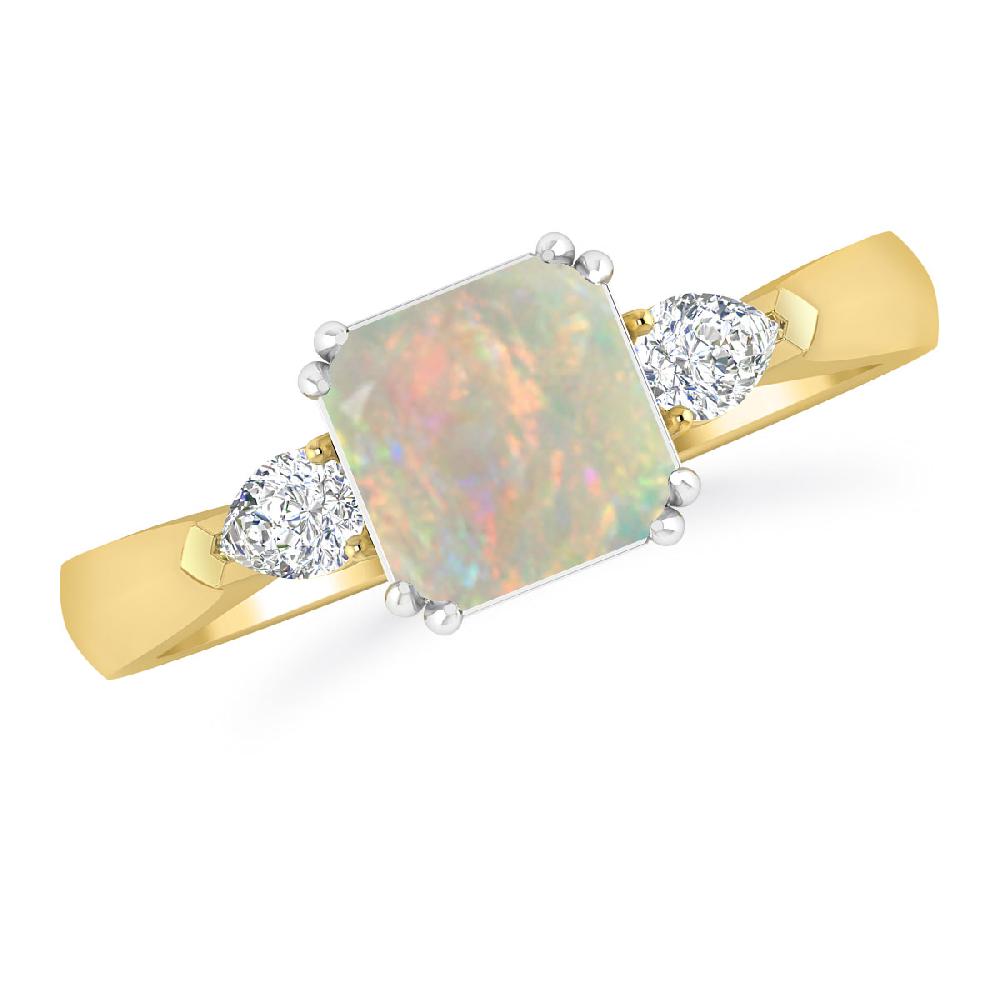 Yellow Gold - Opal