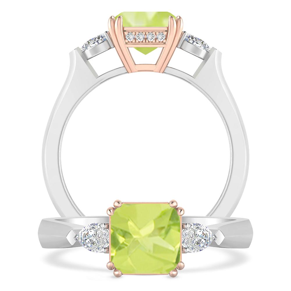 White Gold - Peridot