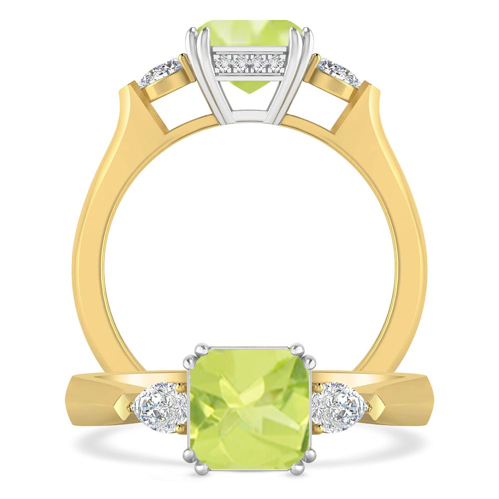 Yellow Gold - Peridot