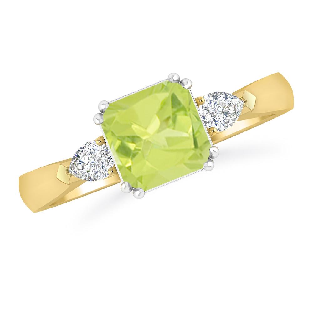 Yellow Gold - Peridot