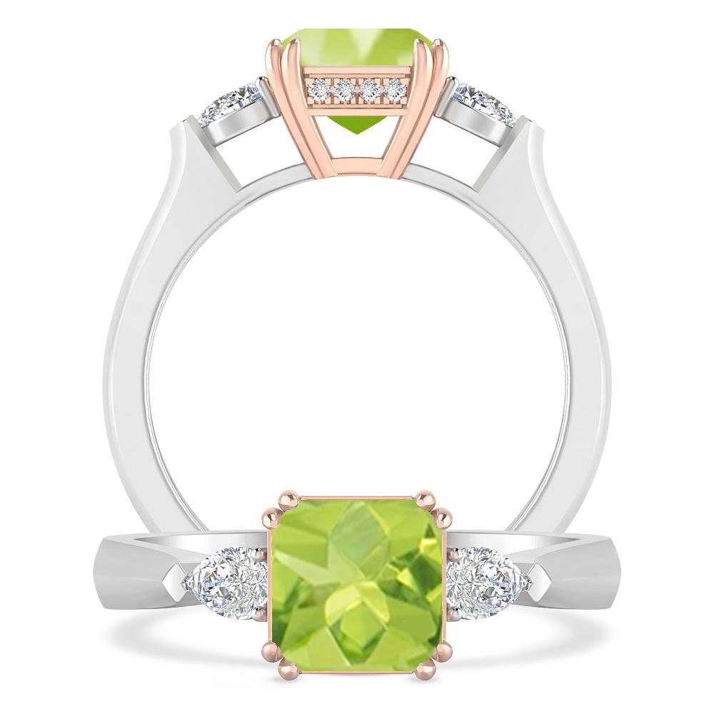 White Gold - Peridot