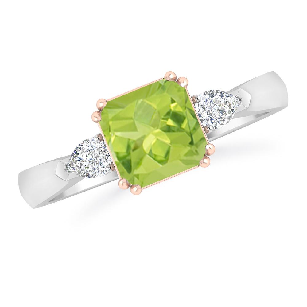 White Gold - Peridot