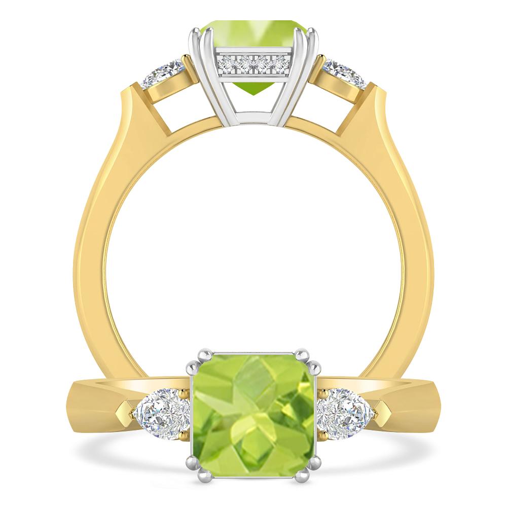 Yellow Gold - Peridot