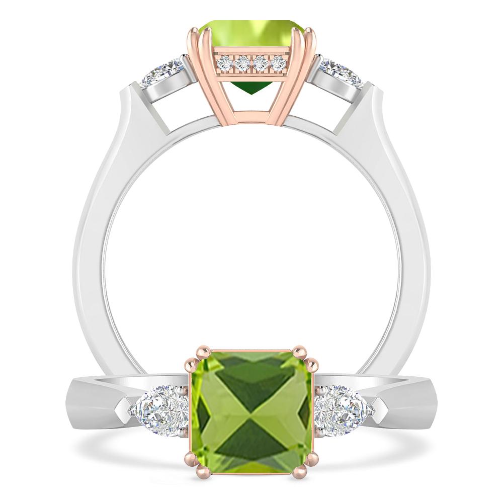 White Gold - Peridot