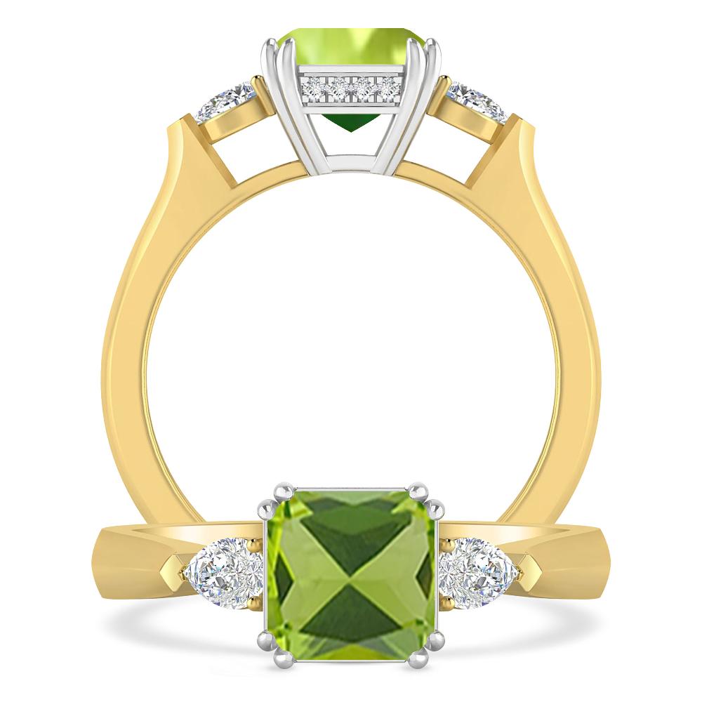 Yellow Gold - Peridot