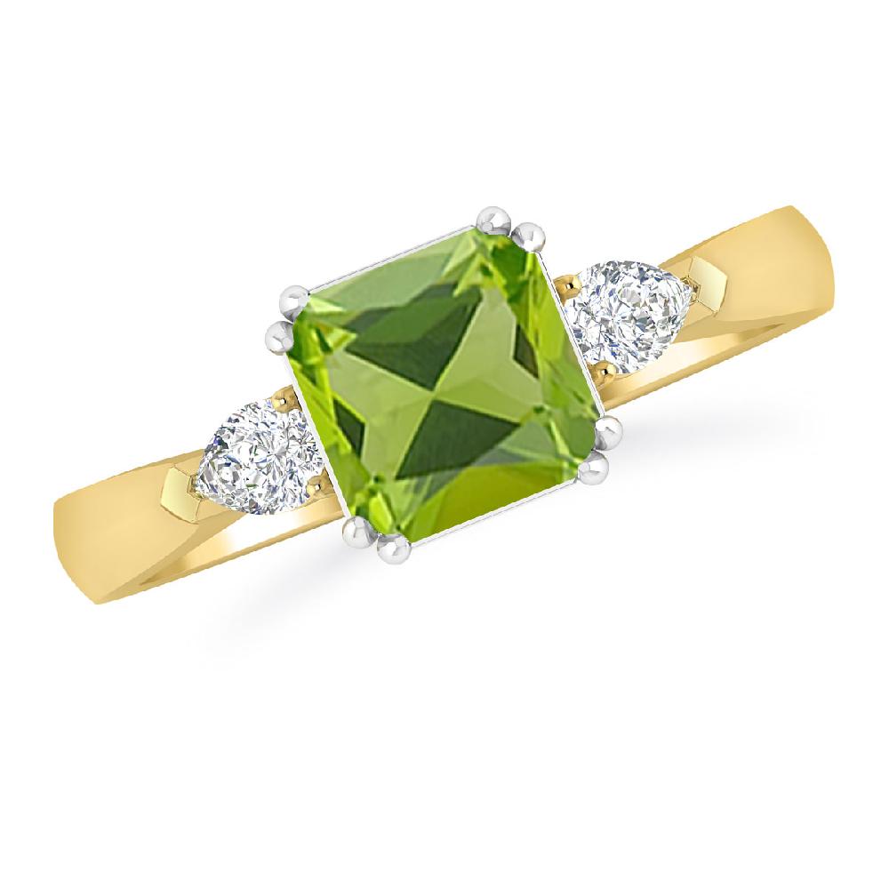 Yellow Gold - Peridot