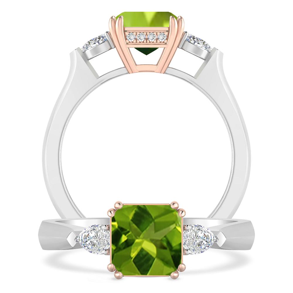 White Gold - Peridot