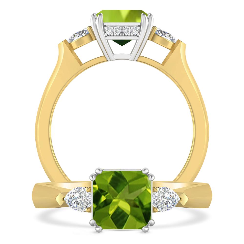 Yellow Gold - Peridot