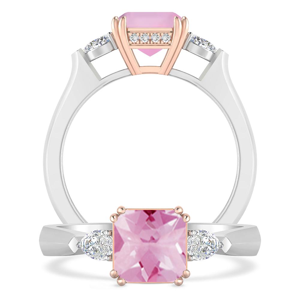 White Gold - Pink Tourmaline