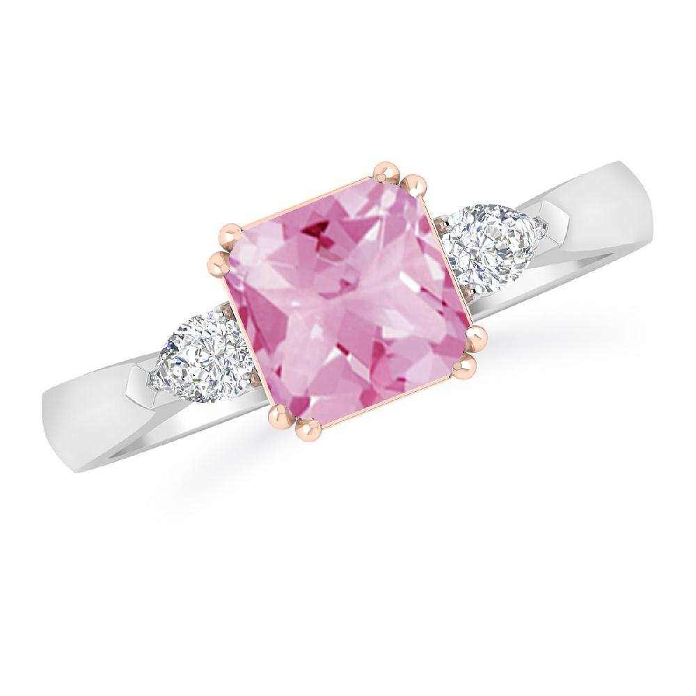 White Gold - Pink Tourmaline