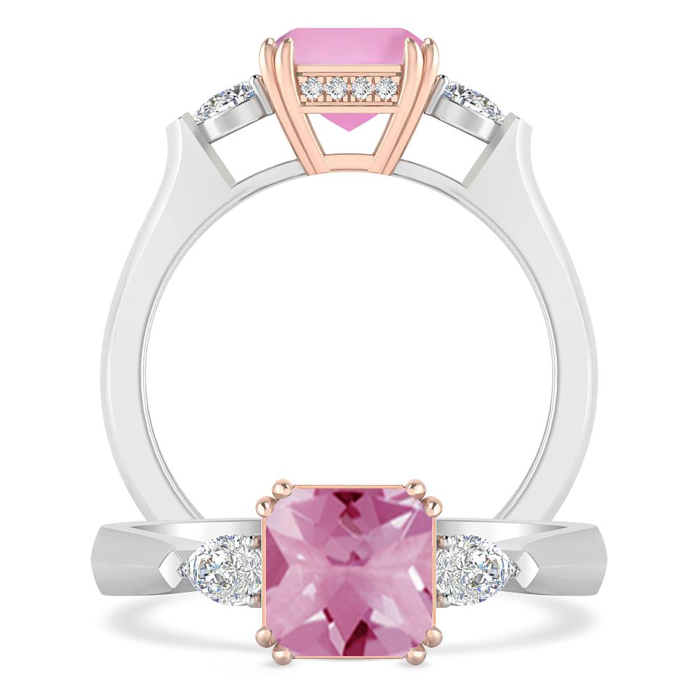 White Gold - Pink Tourmaline