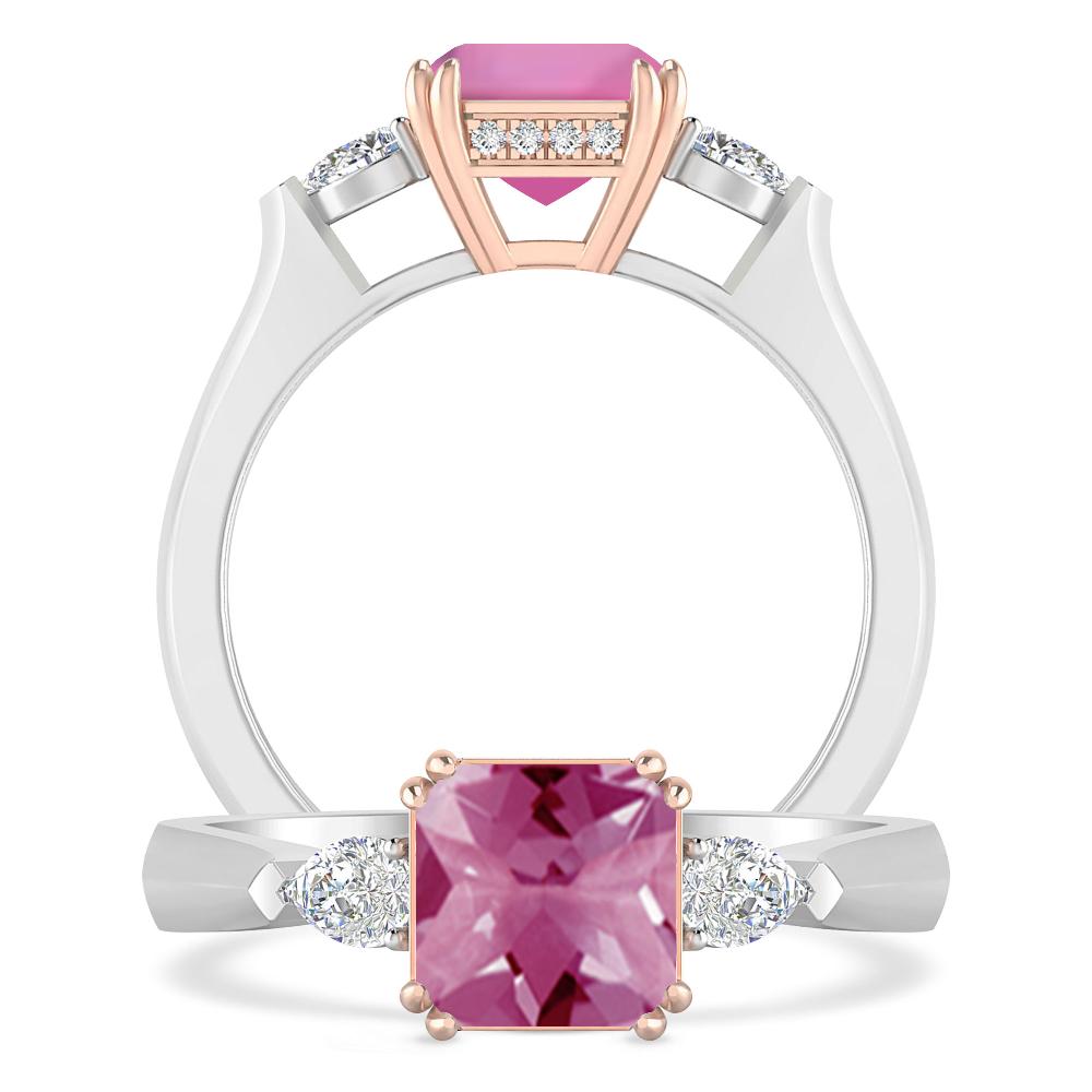 White Gold - Pink Tourmaline