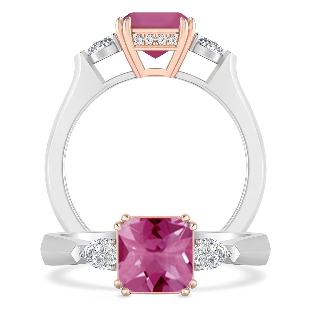 White Gold - Pink Tourmaline