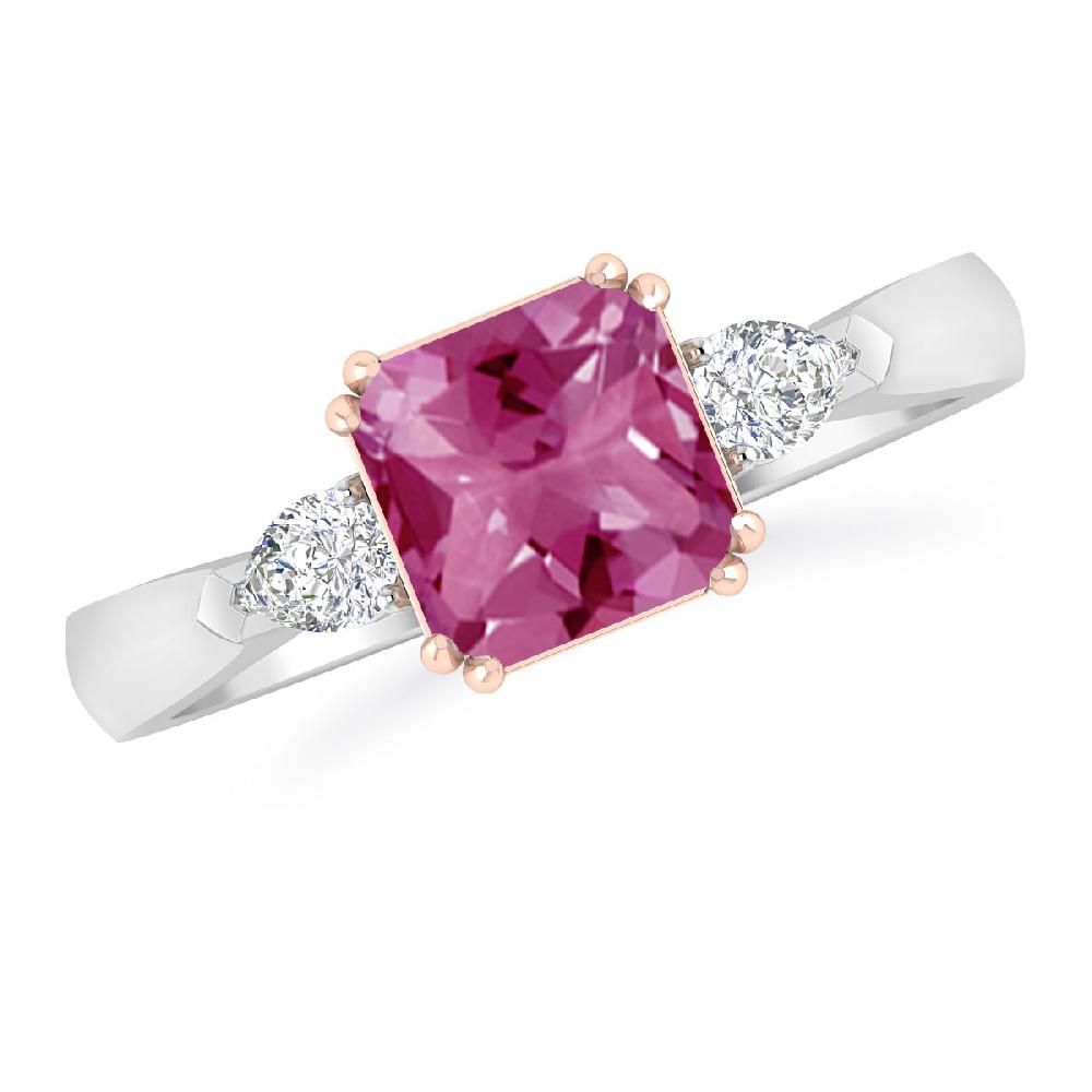 White Gold - Pink Tourmaline