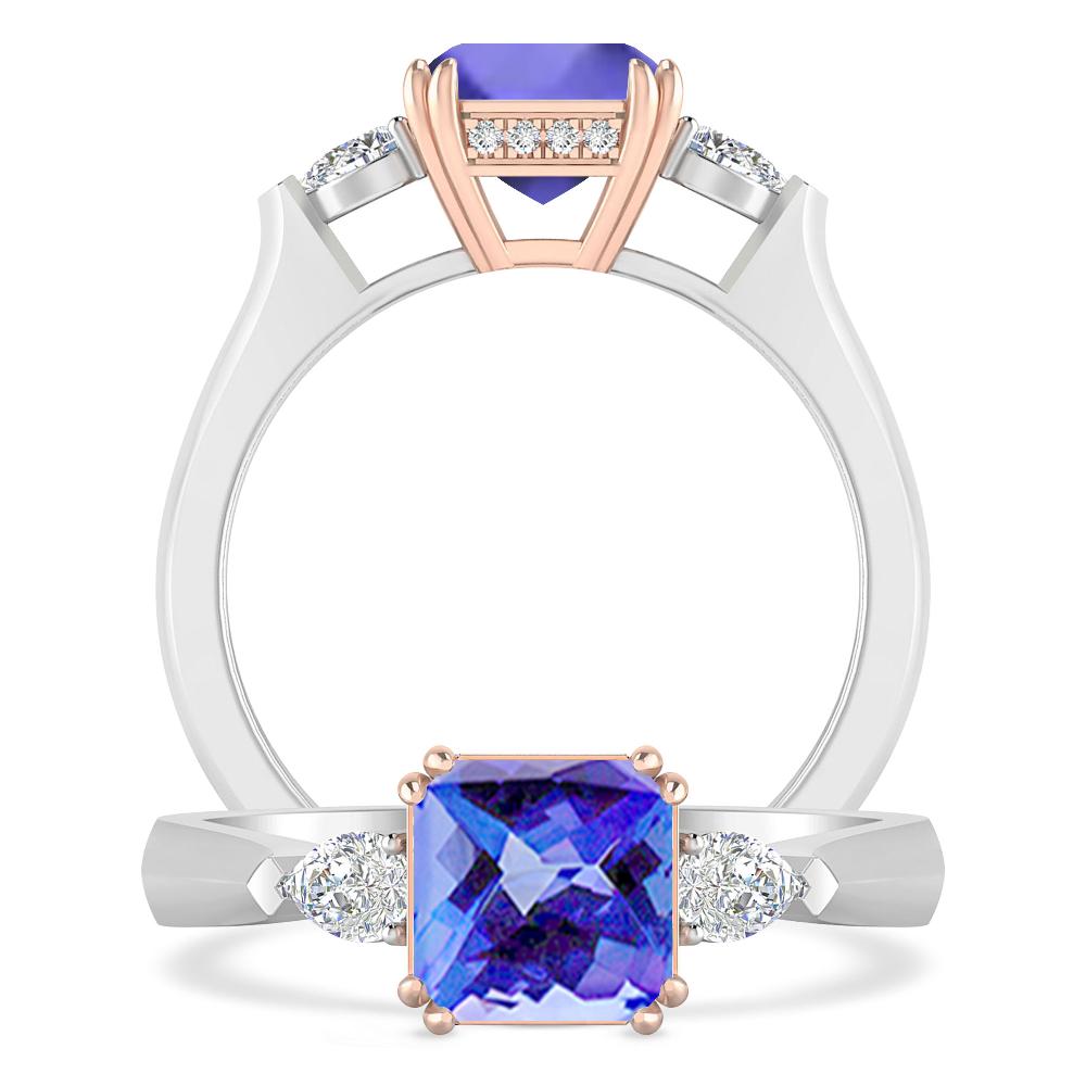 White Gold - Tanzanite