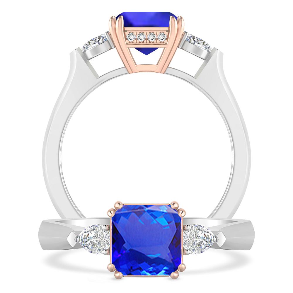 White Gold - Tanzanite