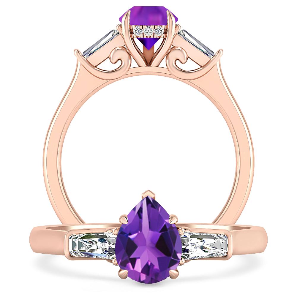 Rose Gold - Amethyst