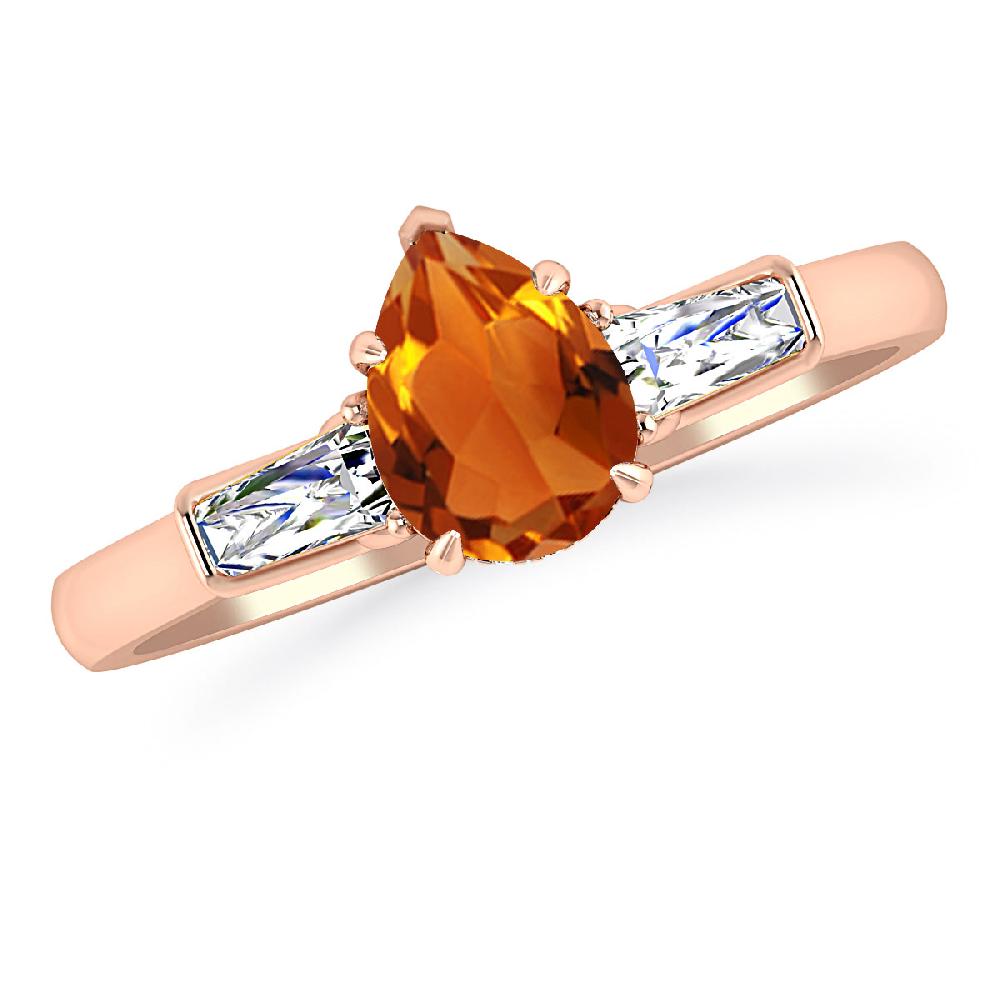 Rose Gold - Citrine