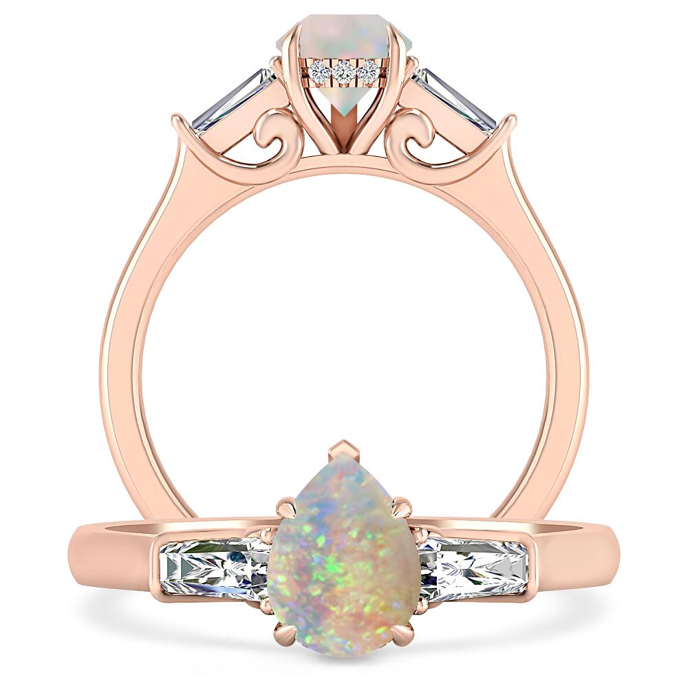 Rose Gold - Opal