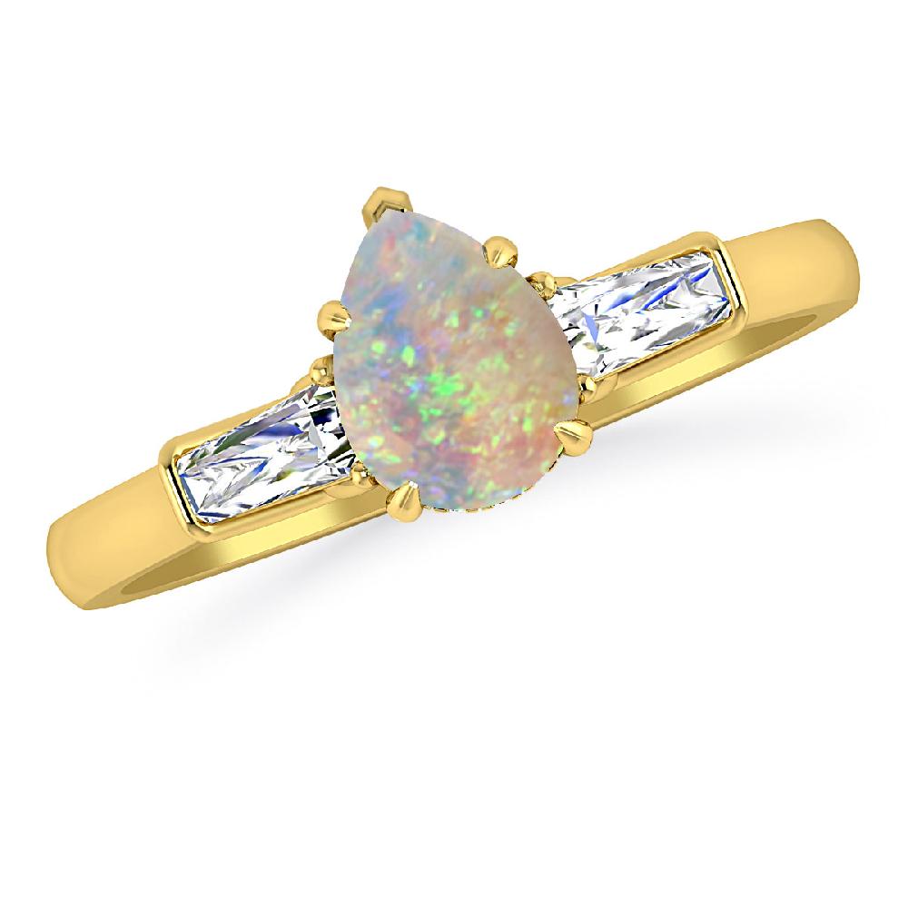 Yellow Gold - Opal