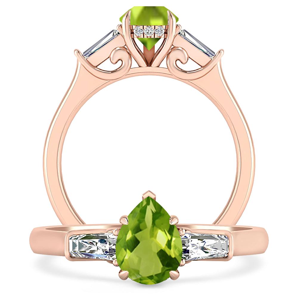 Rose Gold - Peridot