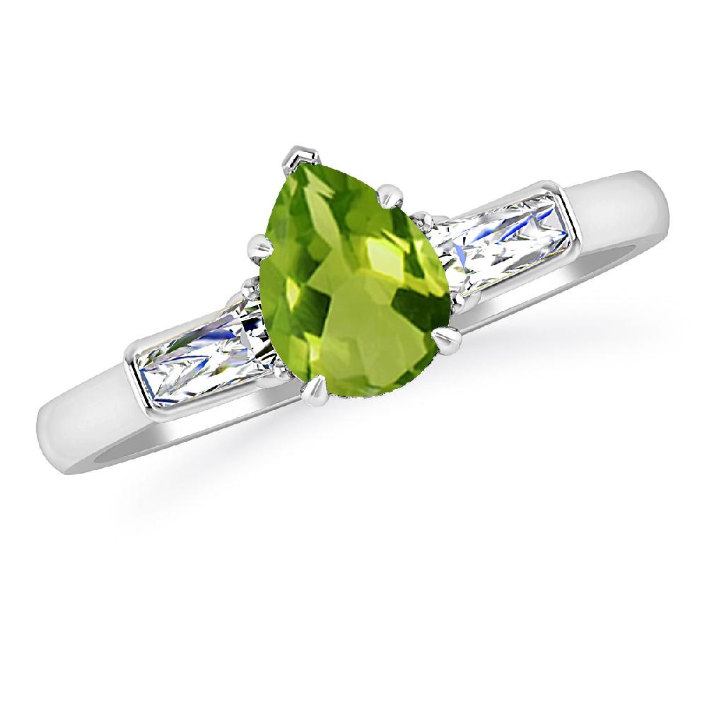 White Gold - Peridot