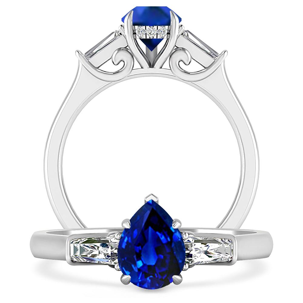 White Gold - Sapphire