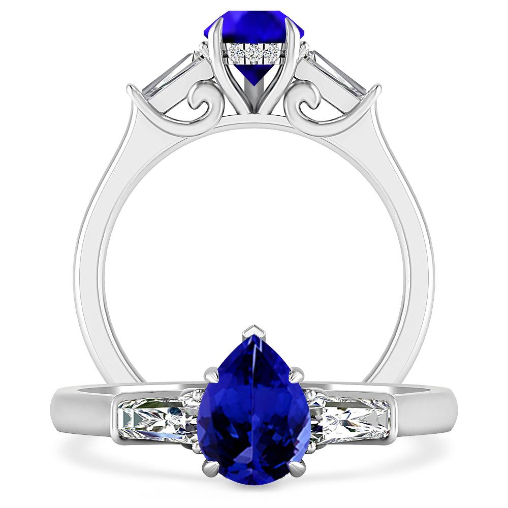 White Gold - Tanzanite