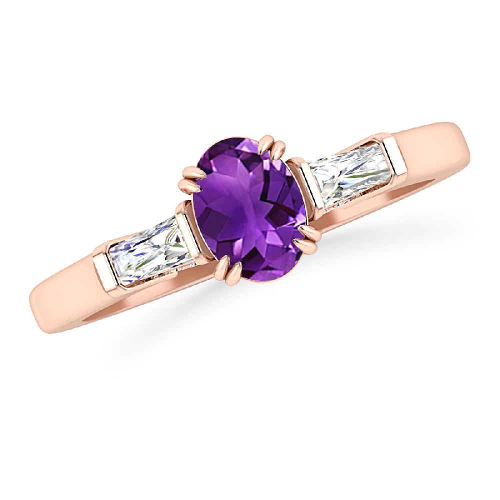 Rose Gold - Amethyst