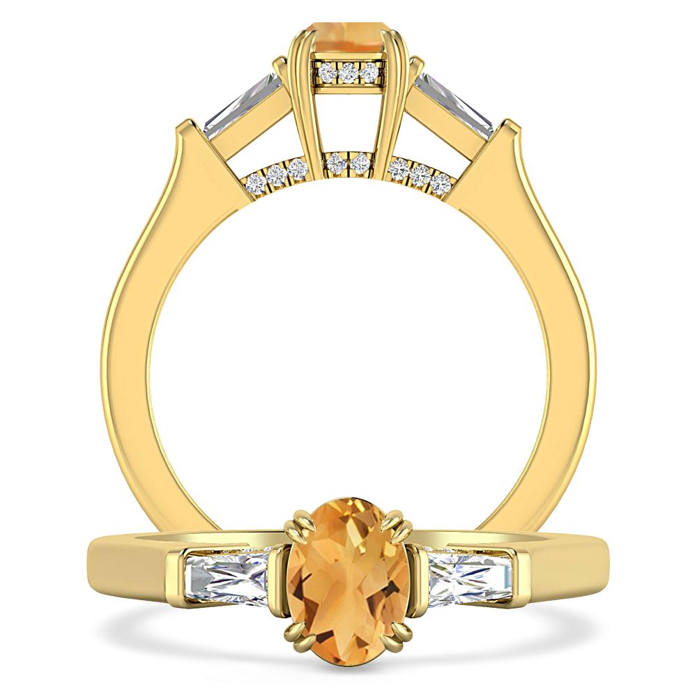 Yellow Gold - Citrine