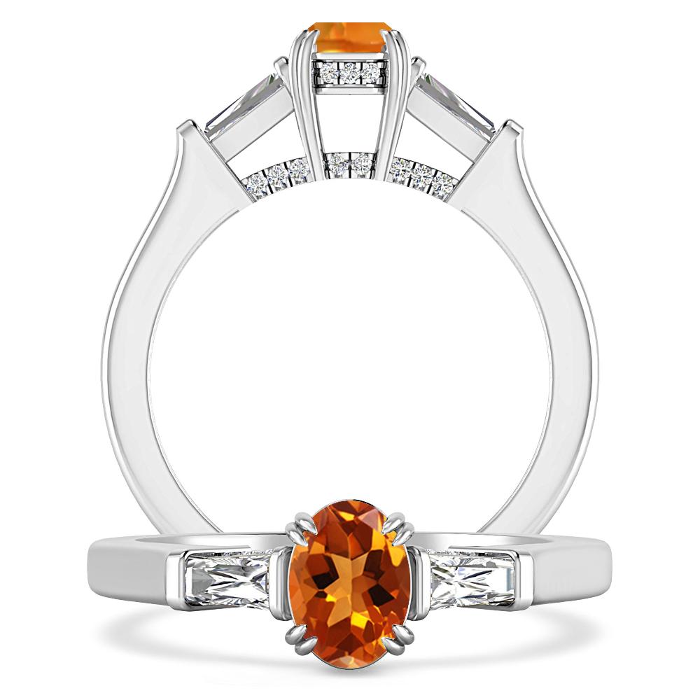 White Gold - Citrine