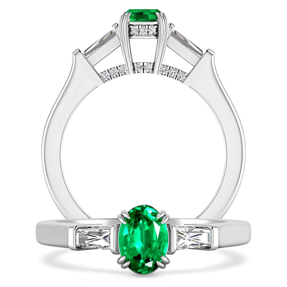 White Gold - Emerald