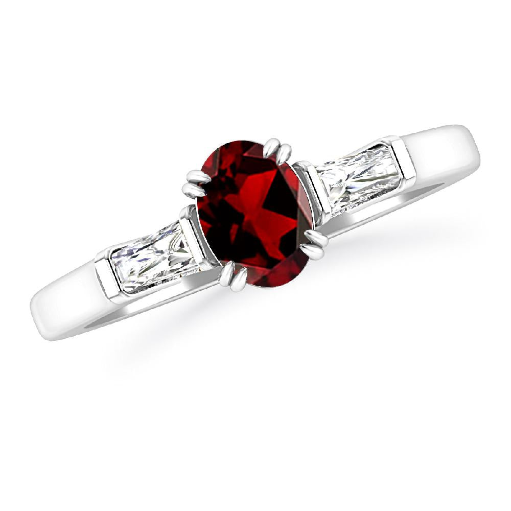 White Gold - Garnet