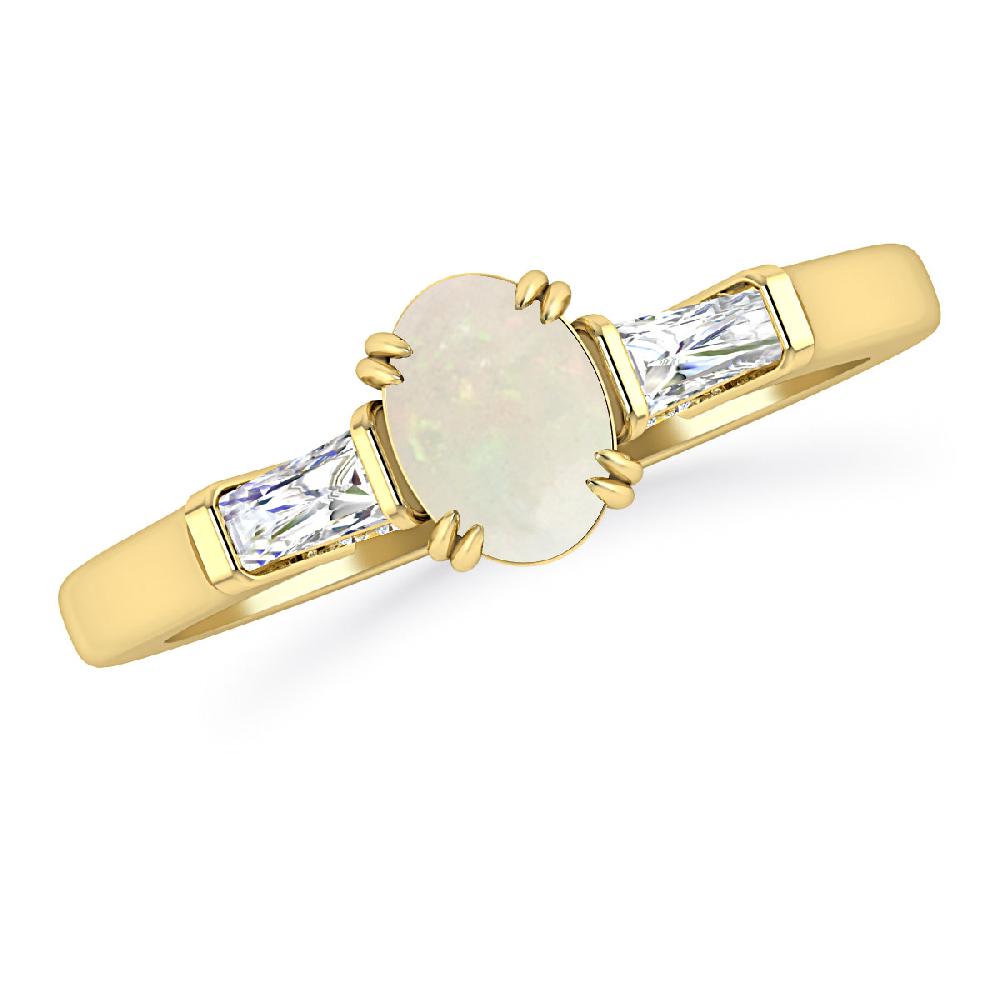 Yellow Gold - Opal