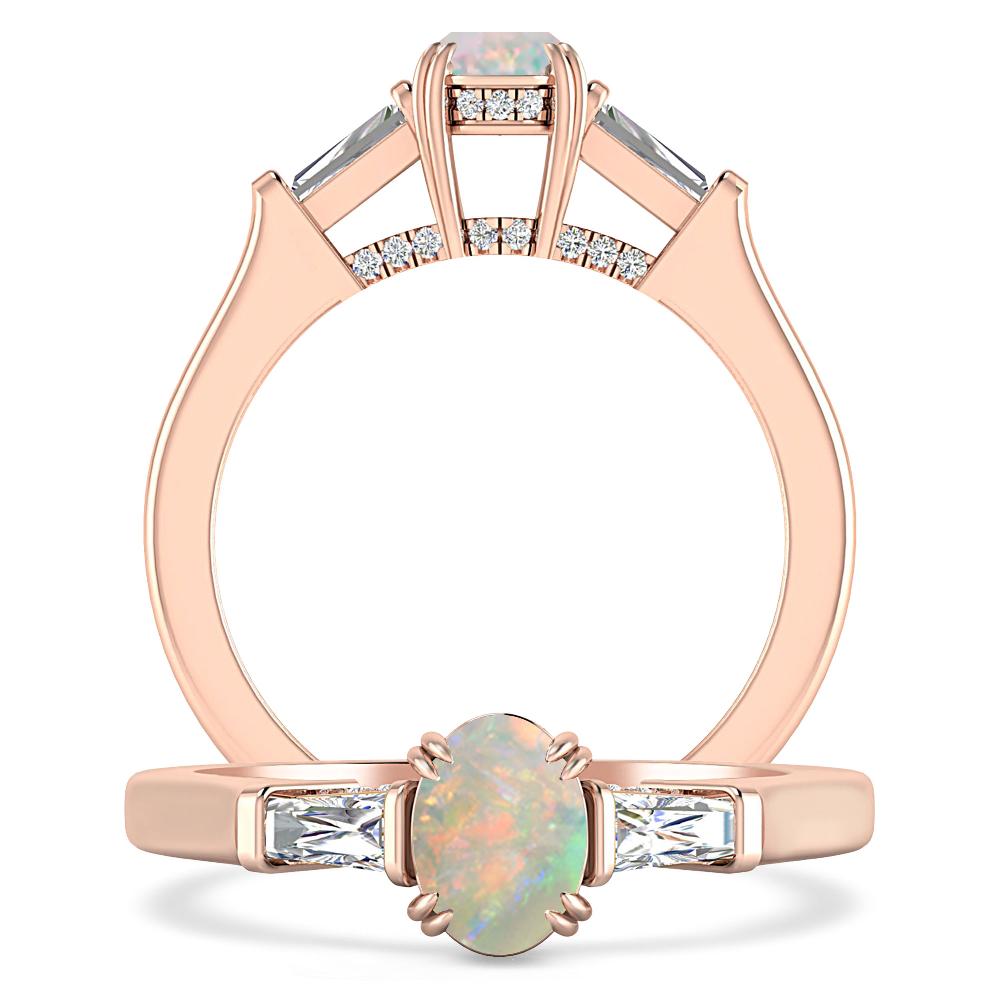 Rose Gold - Opal