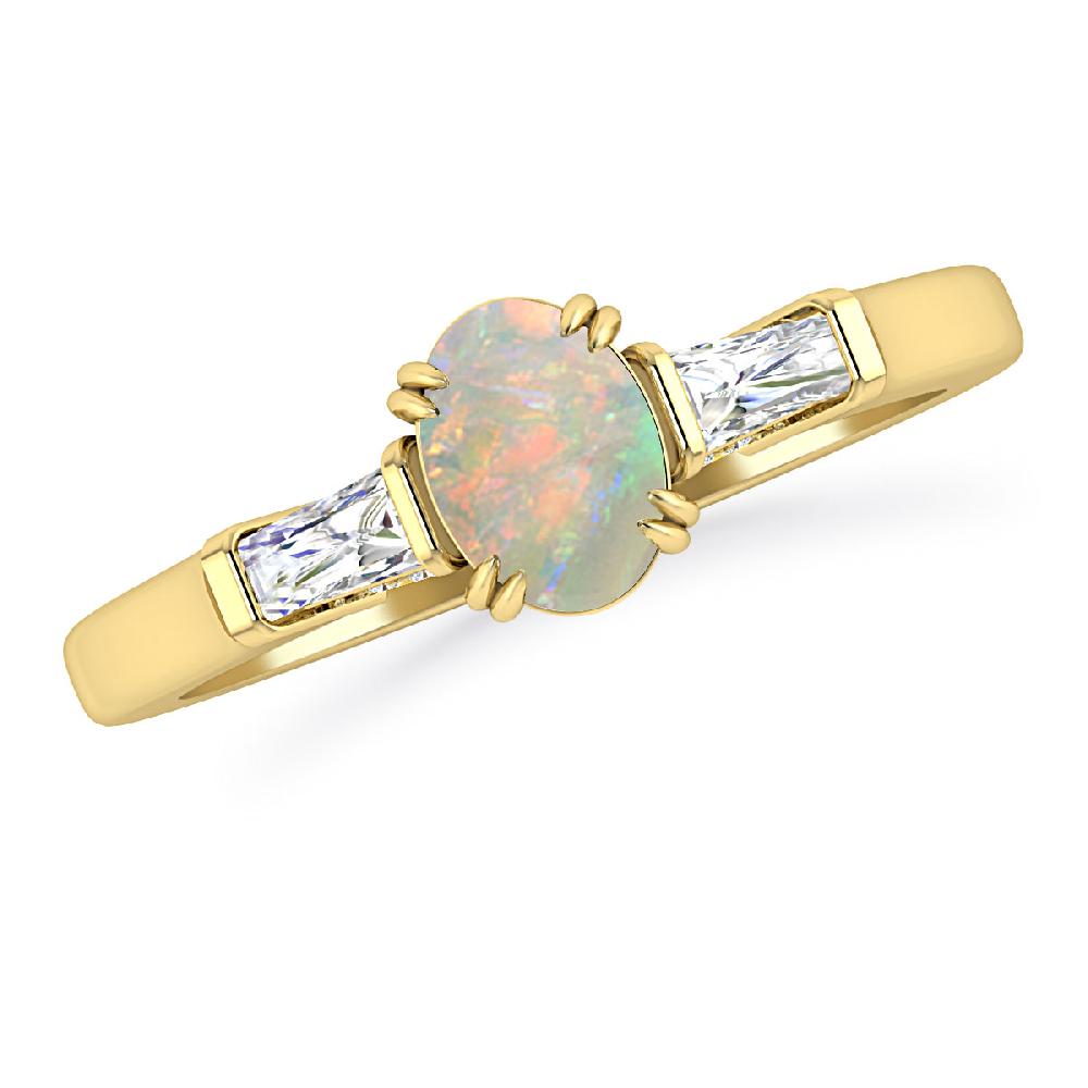 Yellow Gold - Opal