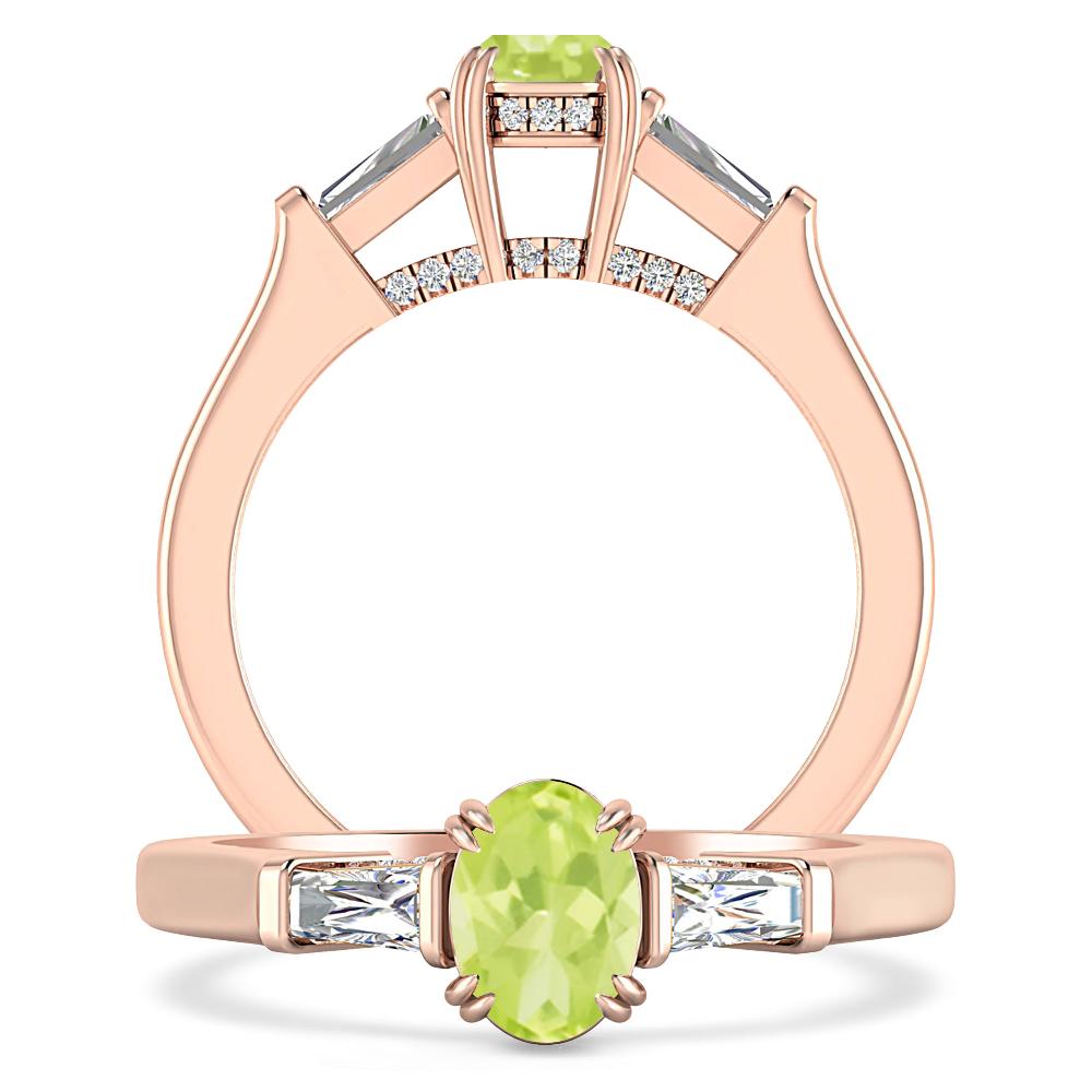 Rose Gold - Peridot