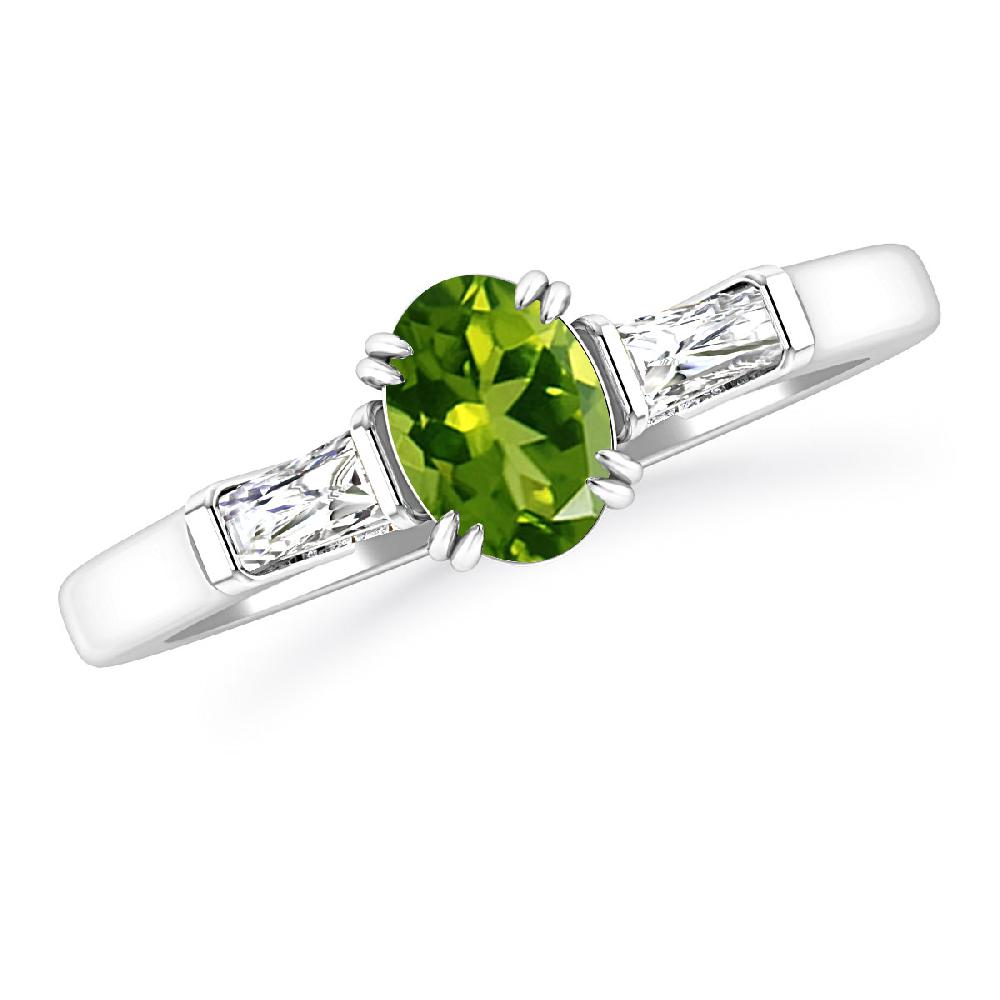 White Gold - Peridot