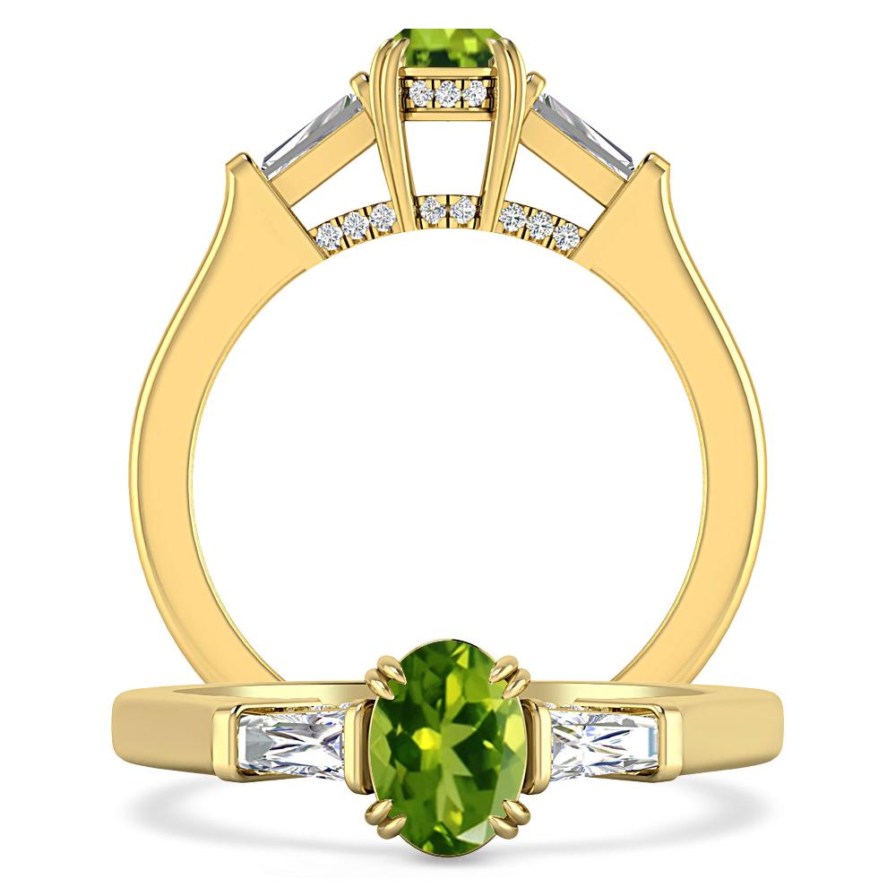 Yellow Gold - Peridot