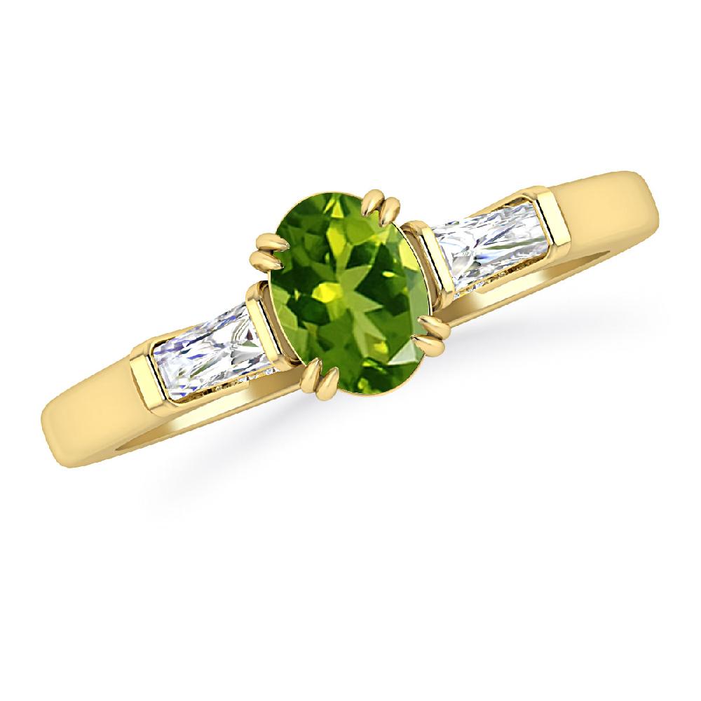 Yellow Gold - Peridot