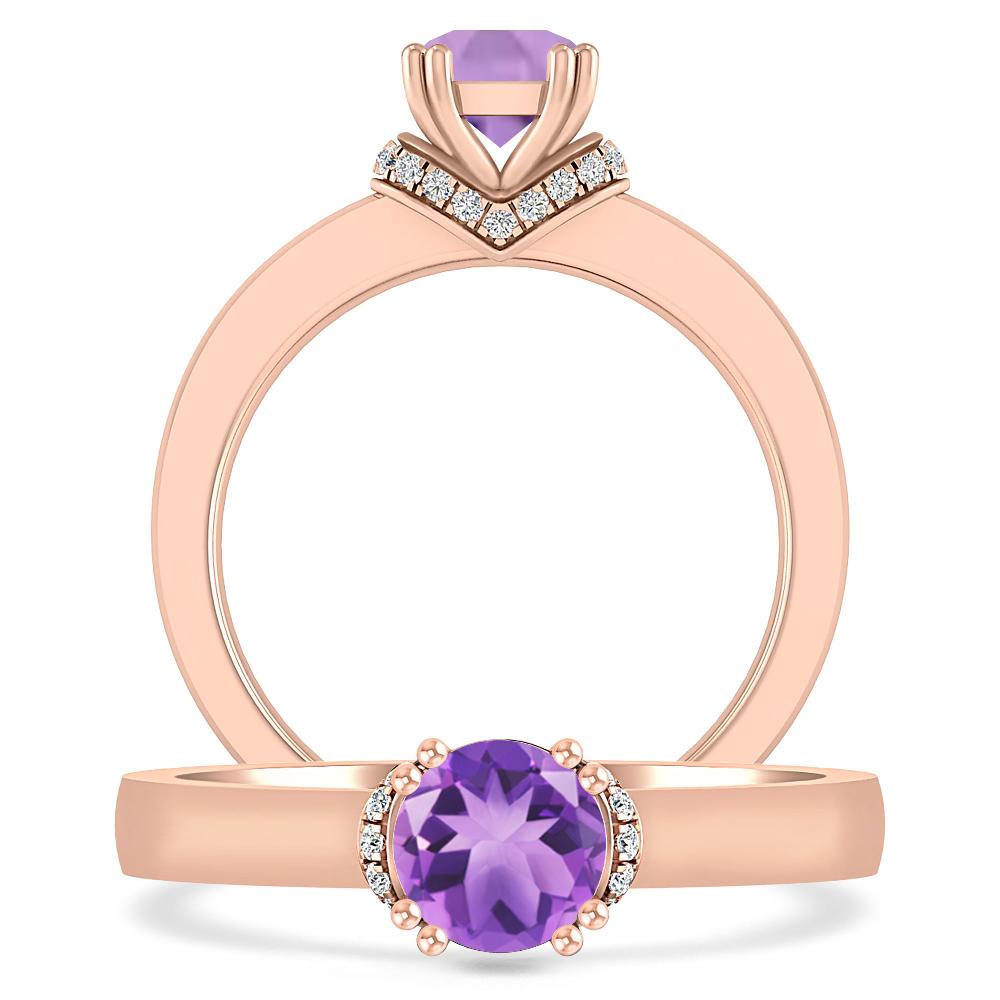 Rose Gold - Amethyst