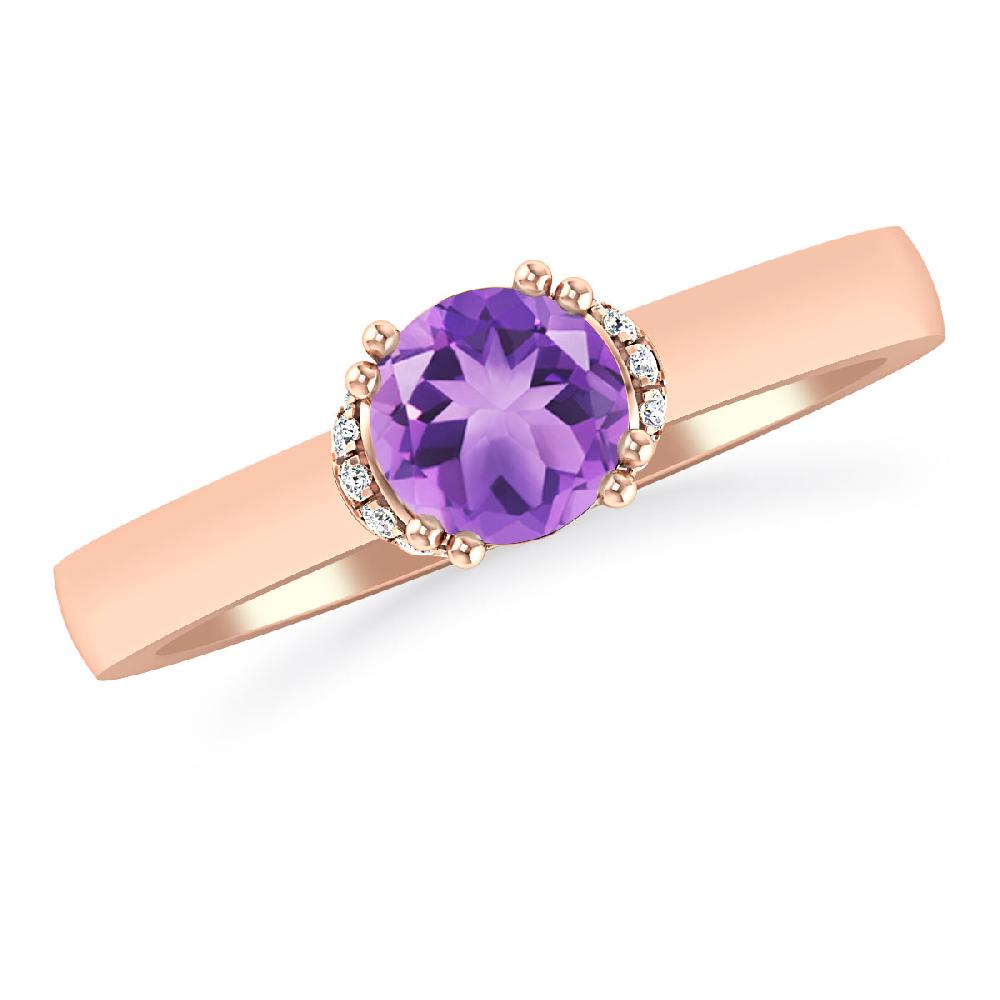 Rose Gold - Amethyst