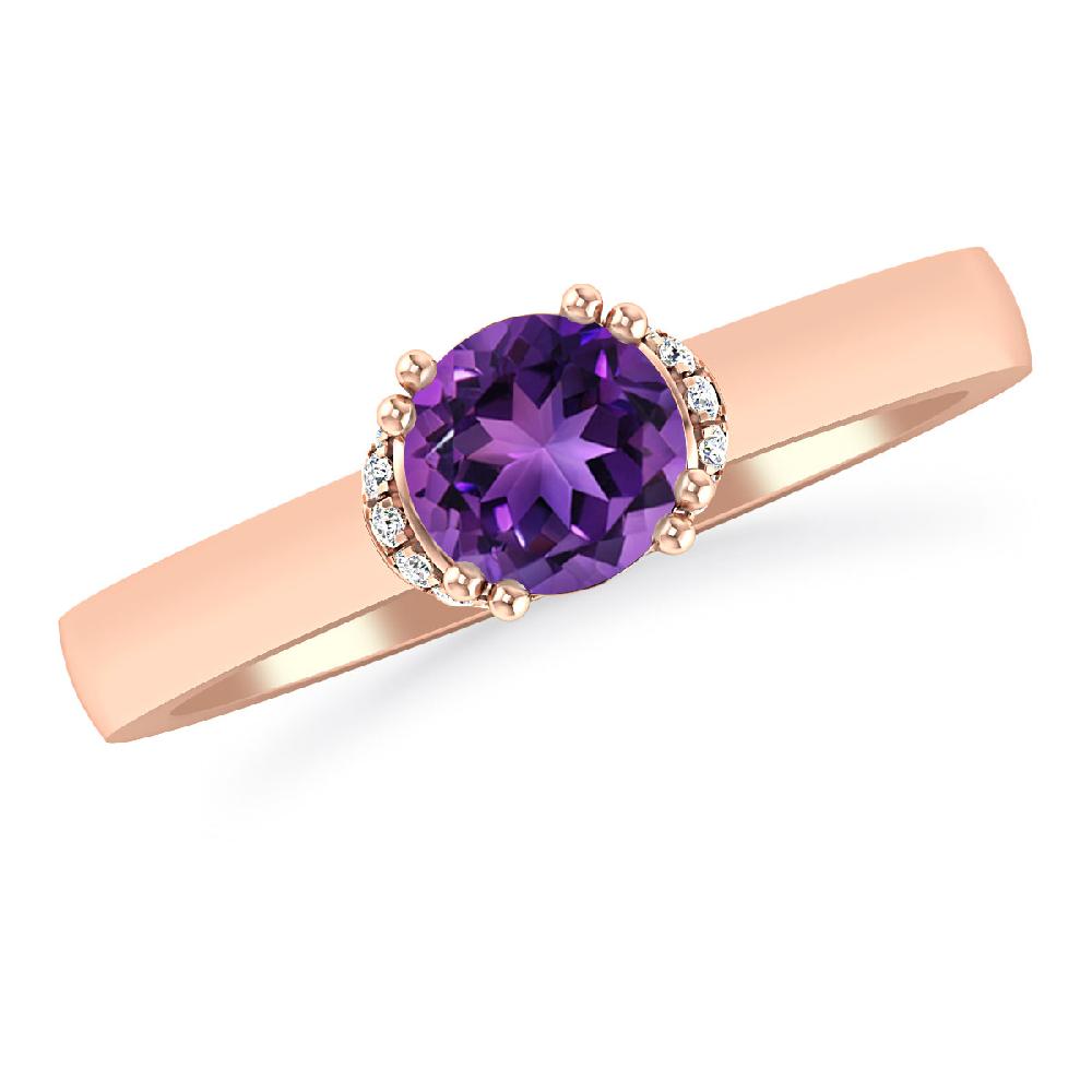 Rose Gold - Amethyst