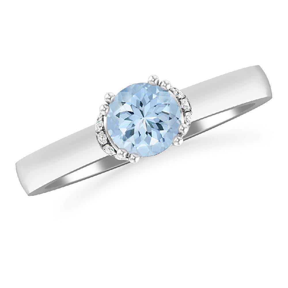 White Gold - Aquamarine