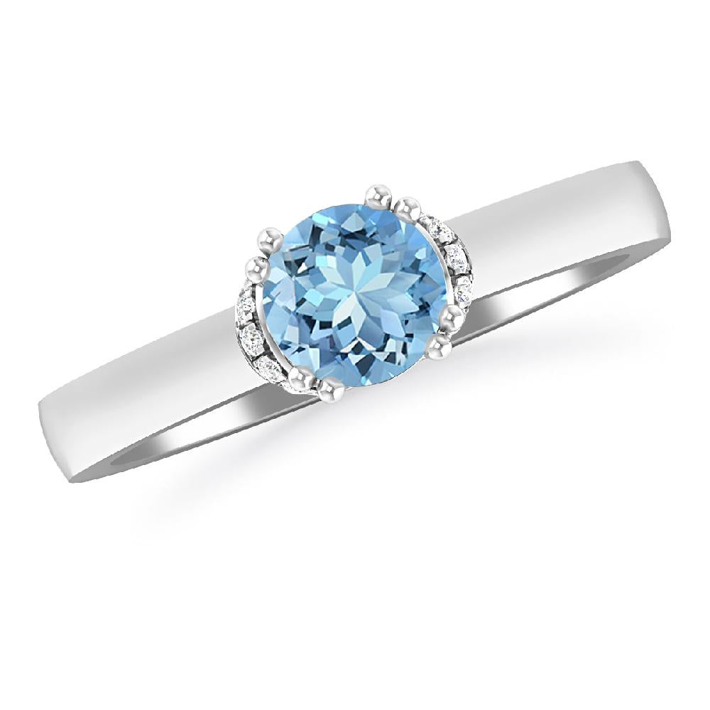 White Gold - Aquamarine