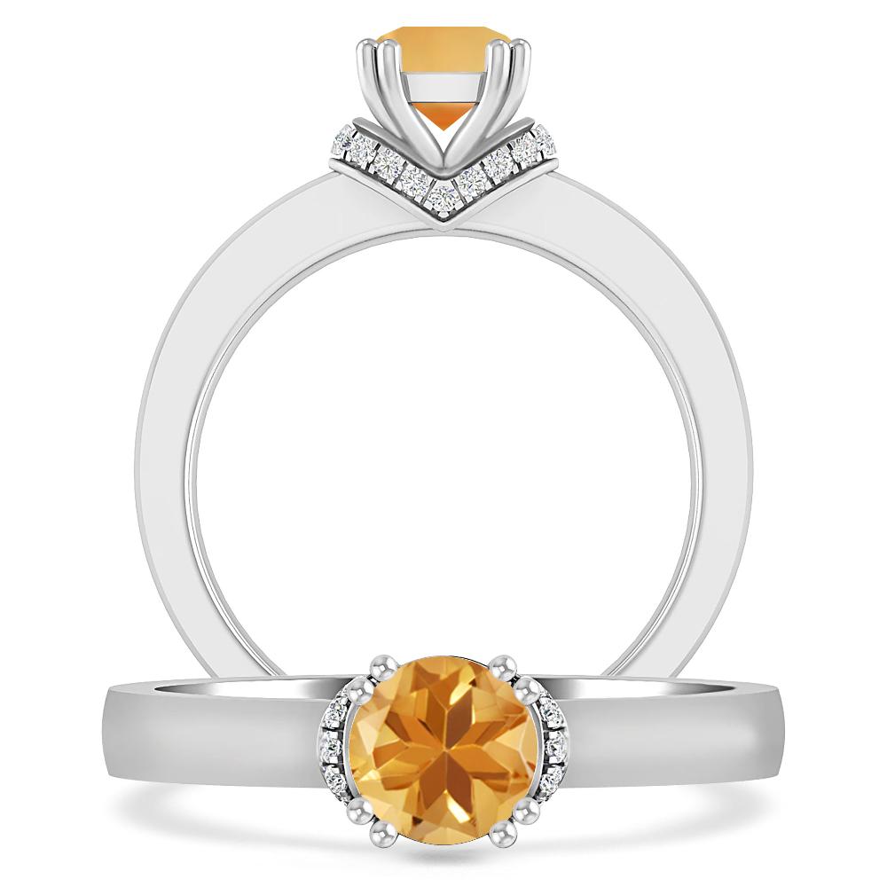 White Gold - Citrine