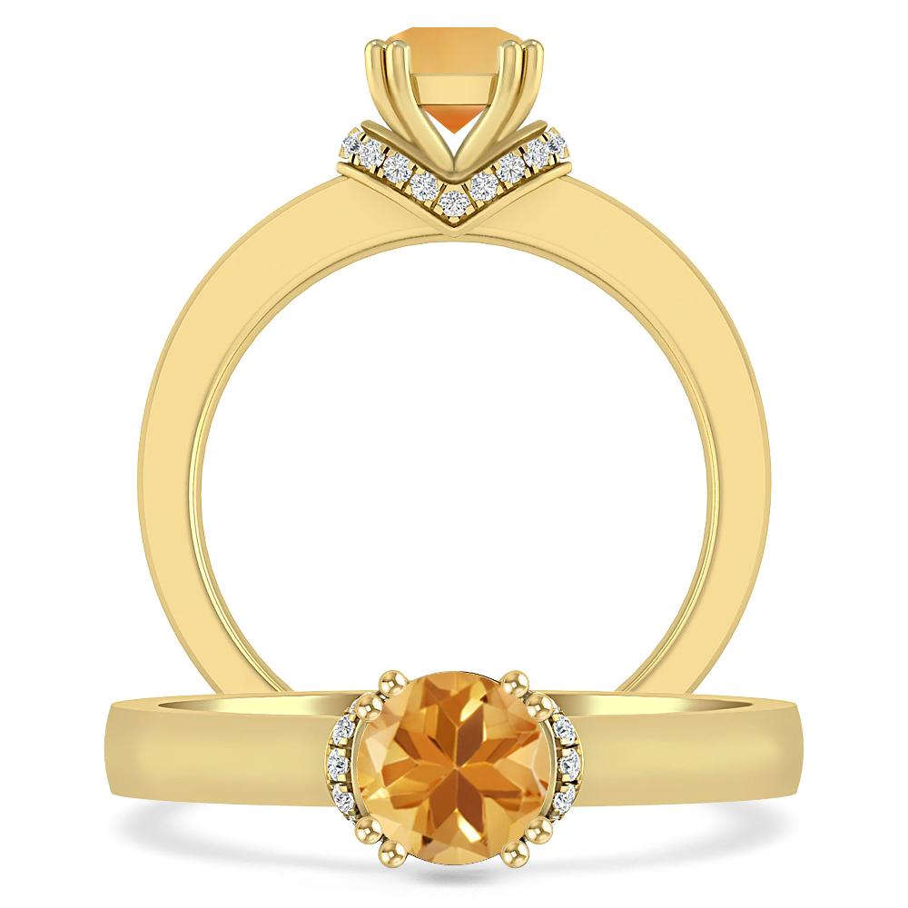 Yellow Gold - Citrine