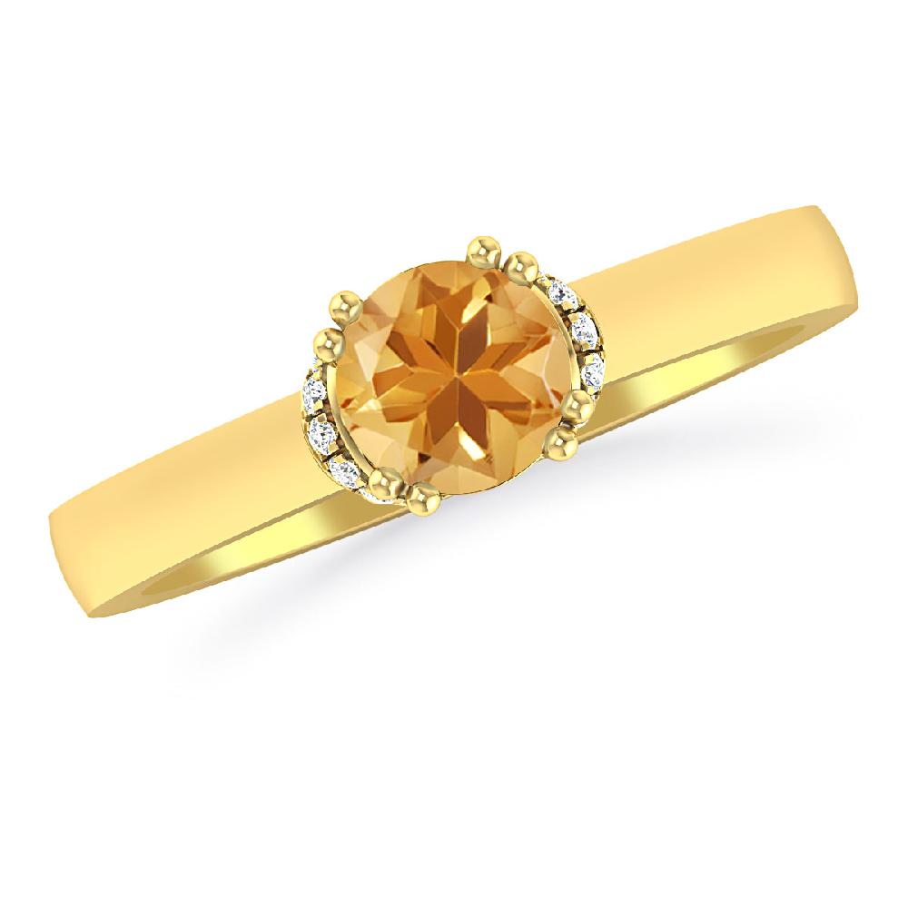 Yellow Gold - Citrine