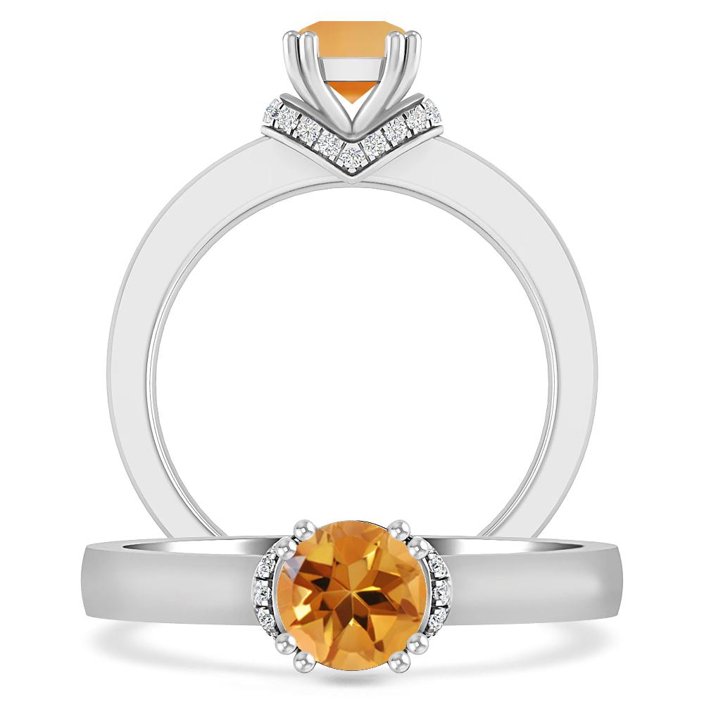 White Gold - Citrine