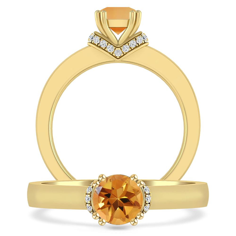 Yellow Gold - Citrine